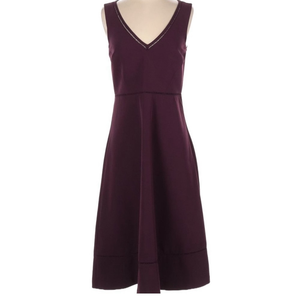 Ann Taylor Burgundy Dress Size 4